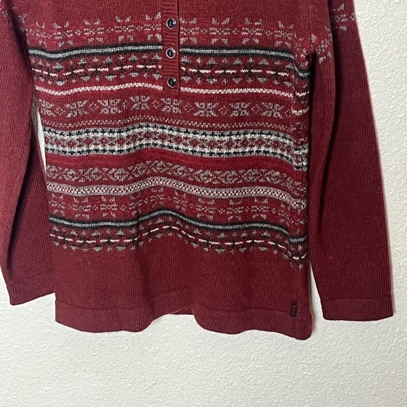 Woolrich Lambs Wool Sweater Sz Med - Picture 3 of 10
